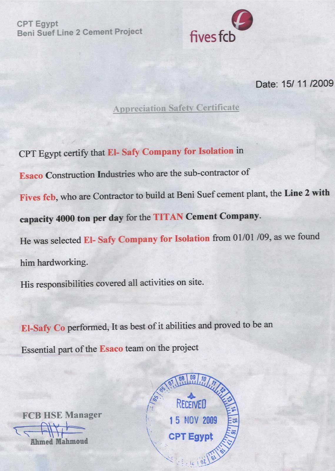 certificate 2 1